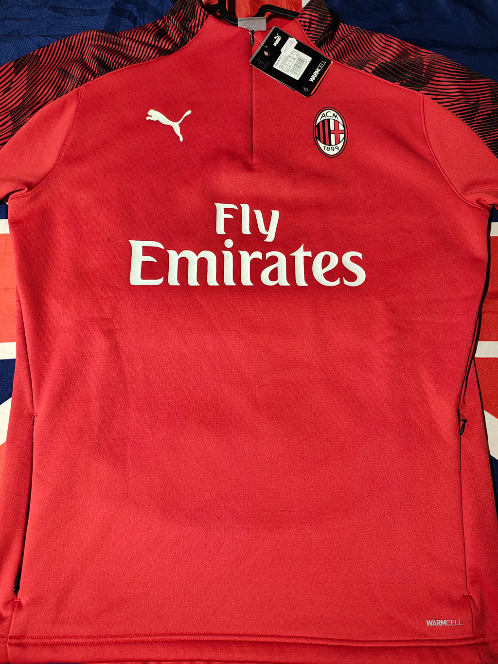 AC Mailand Warmcell 1/4 Zip – Saison 19/20 - L