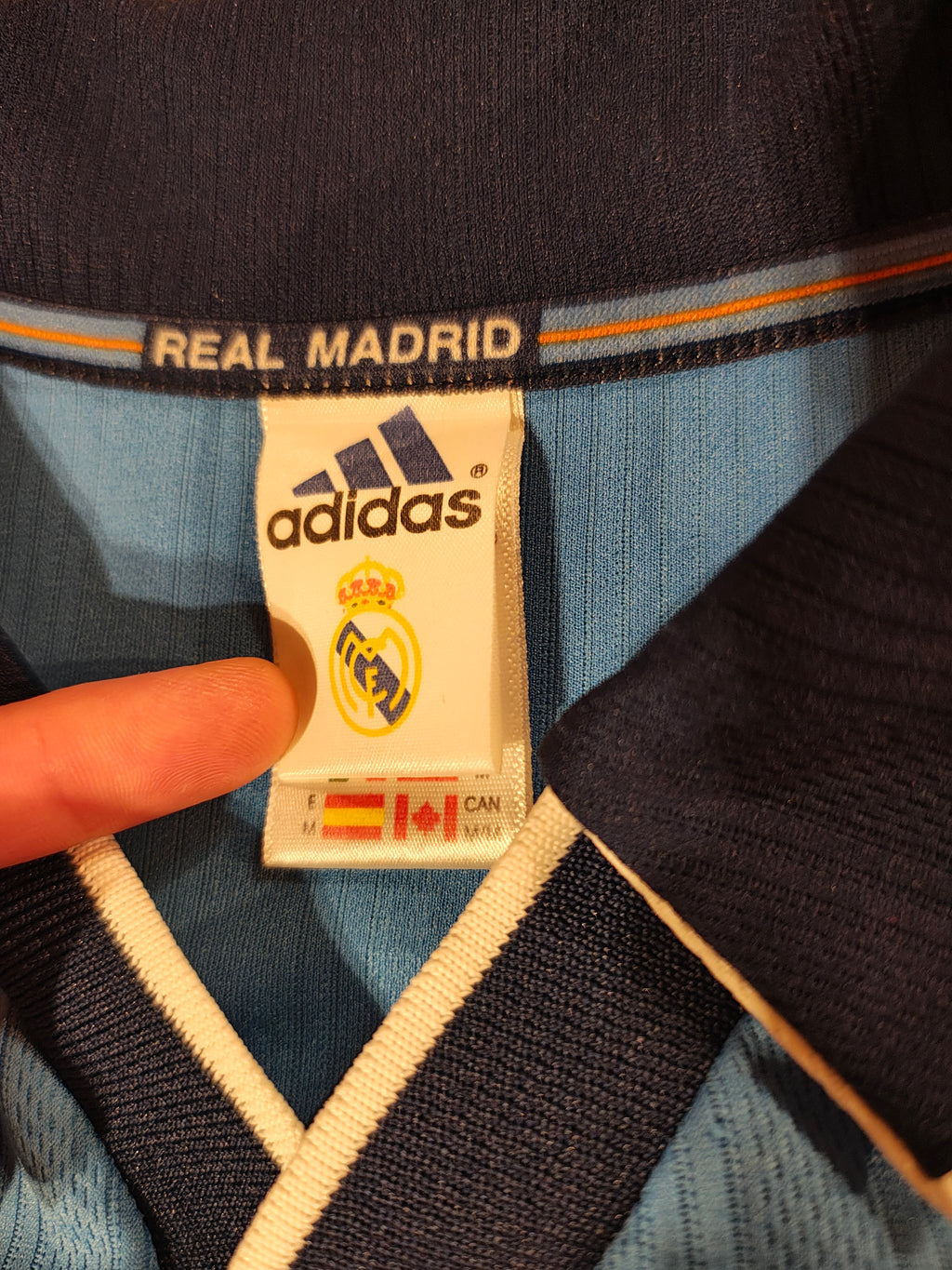 Real Madrid drittes Trikot – Saison 99/01- M, Fit: L