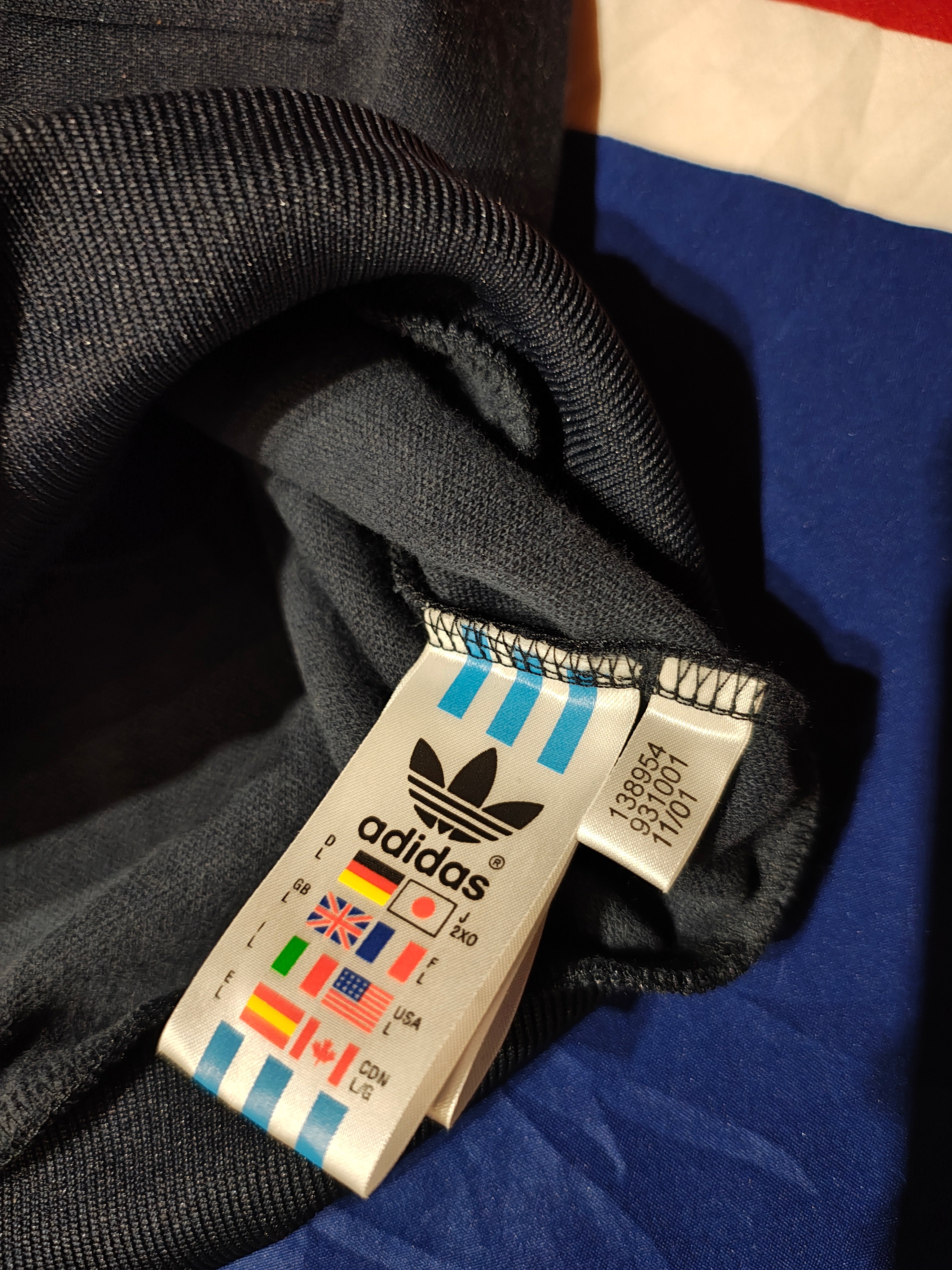 Adidas Tracksuit 50er/60er Remake – Y2K 2001 - Gr. L