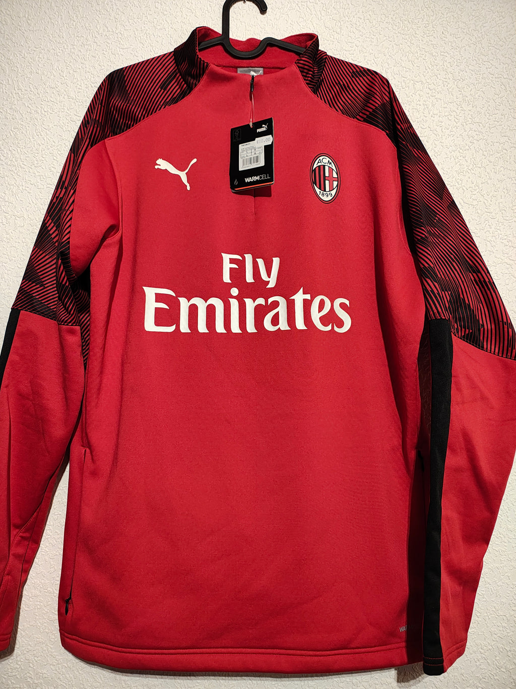 AC Mailand Warmcell 1/4 Zip – Saison 19/20 - L
